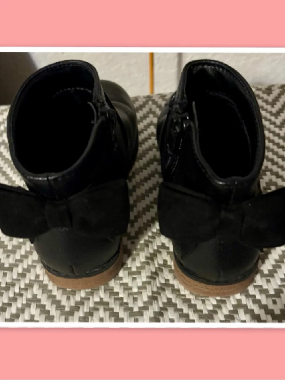 Cat & Jack Toddler Girls’ Black Boots ~ Size 10